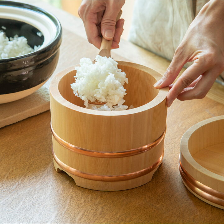楽天市場】木製おひつ-木曽さわらの厚口江戸びつ 2升 : 梅沢木材工芸社