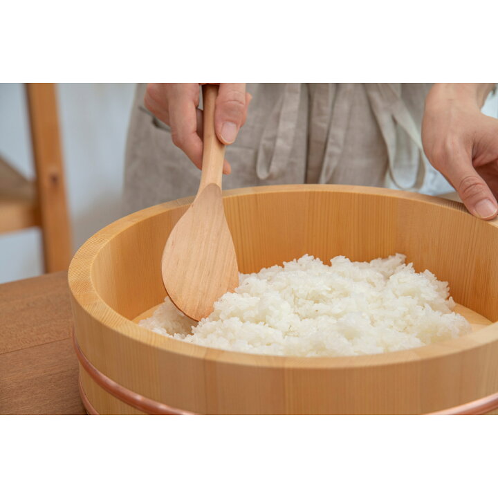 楽天市場】木曽さわらの厚口飯台 寿司桶 飯切り 日本製 30cm : 梅沢  