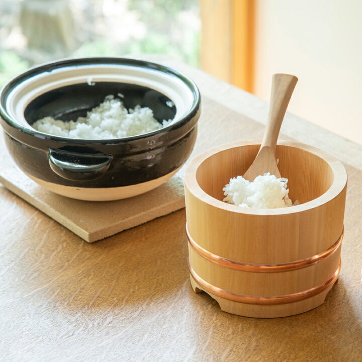 楽天市場】木製おひつ-木曽さわらの厚口おひつ のせびつ のせ蓋おひつ 