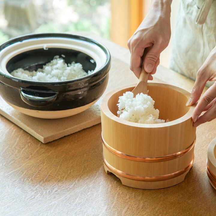 楽天市場】木製おひつ-木曽さわらの厚口おひつ のせびつ のせ蓋おひつ 