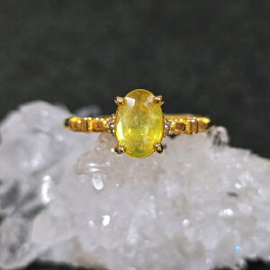 Momi Accessory モミアクセサリー イエローサファイア リング イエローサファイア 指輪 ゴールド キラキラ