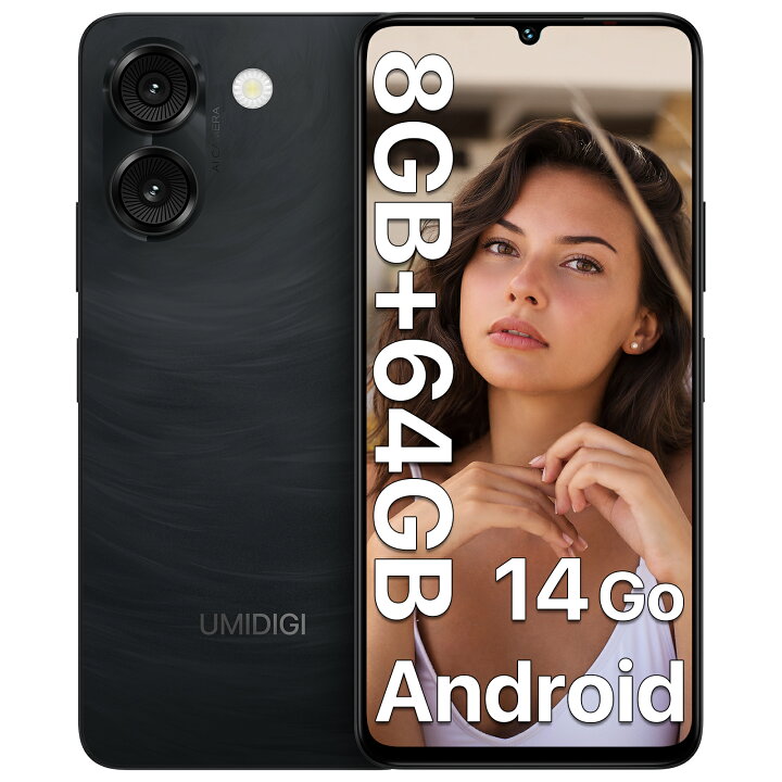 楽天市場】UMIDIGI スマホ 携帯電話 G100A/G9A 4+4GB RAM+64GB/128GB 