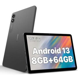 【UMIDIGI公式】 タブレット 10インチ wi-fiモデル UMIDIGI G2 Tab 8GB RAM（4GB+4GB拡張RAM）64GB ROM(1TBまでmicroSDカード拡張) Android 13 解像度1280*800 タブレット 6000mAhバッテリー GMS認証|日本語取扱説明書付き 子供用タブレットPC