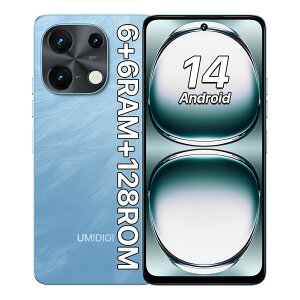 UMIDIGI X}z gѓdb Note 100 4GΉ NFCΉ 8+8GB RAM 256GB ROM Android 14 6.8C` 120HzʃtbV[g  X}[gtH UNISOC T615 8RA fASIM 5000mAhobe||F|wF|
