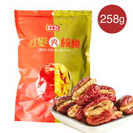 紅棗夾胡桃 258g 胡桃入りナツメ 夏目 健康食 超大粒棗 ナツメ 超大粒 無添加 なつめのくるみはさみ 個包…