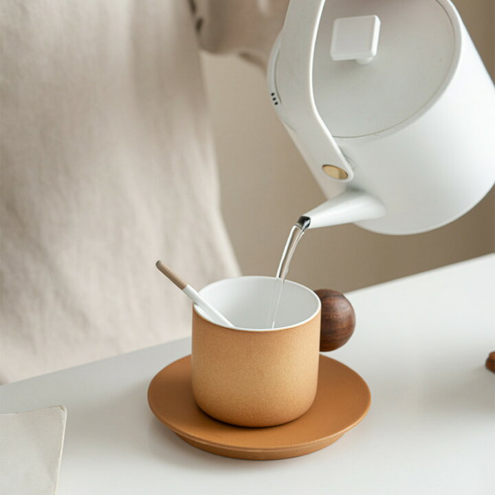 楽天市場】【送料無料】コーヒーカップ 北欧風 ソーサー付き 木球  