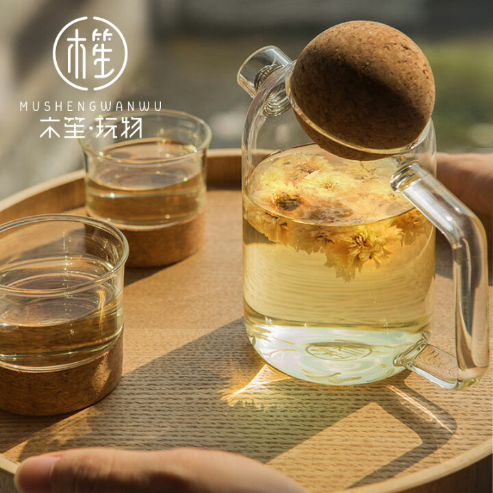 楽天市場】【送料無料】木笙玩物 雲霧ガラスティーポット 急須 450ml 