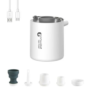 FLEXTAILGEAR TINY PUMP �g�ю��G�A�[�|���v 1300mAh �d�r 13.5���b�g USB�[�d�� �Ōy�ʃ|���v 3.5Kpa ��C���� ��C���� �v�[���p�u�C ������ �^���