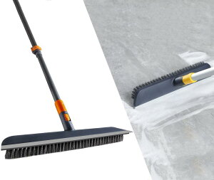 CLEANHOME デッキブラシ 風呂ブラシ タイルブラシ 94-130cm伸縮可能 掃除用品 風呂掃除 浴室掃除 ベランダ/玄関/床/庭園にも適用