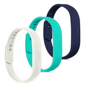 kwmobile Fitbit Flex 2�Ή� �ւ��x���g - 3x �����o���h TPU �A�[���o���h - ���� �x���g