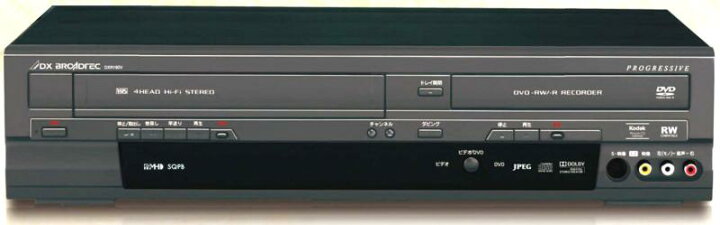 楽天市場】DXアンテナ 地上デジタルチューナー内蔵 ビデオ一体型DVD 