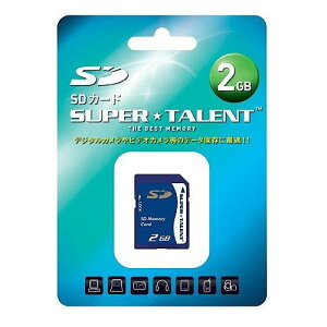 SuperTalent SD�J�[�h 2GB ST02SD