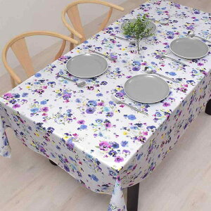 �X�^�C���f�R�[��(STYLE Decor) �e�[�u���N���X ��100% ������� �����` �k�� 142×180cm �X�^���_�[�h �ԕ� �u���[ �p���W�[ W4701010