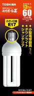 TOSHIBA ネオボールZ D形 60Wタイプ 口金直径17mm 電球色 EFD15EL/13-E17