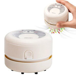 卓上クリーナー デスクトップ掃除機 キーボード掃除機 強力吸引 360°上昇風 リンゴのような重さ 乾電池式 ハンディ掃除機 ミニクリーナー 簡単操作 細かいゴミ コンパクト プレゼント