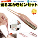 楽天1位【高評価レビュー4.4点】耳かきピンセット LEDライト付き 耳掃除 子供 子ども 耳かき ピンセット ステンレス …