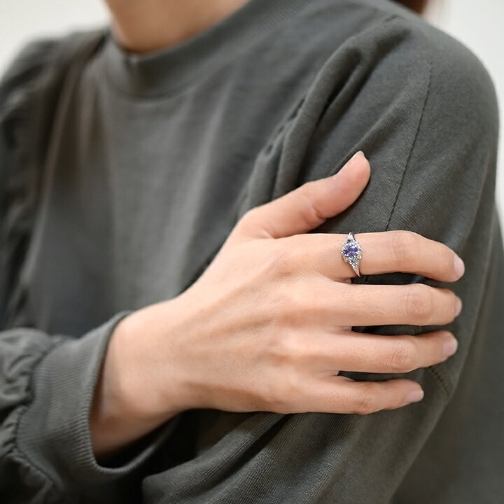 楽天市場】ポイント5倍 リング タンザナイト アクアマリン 
