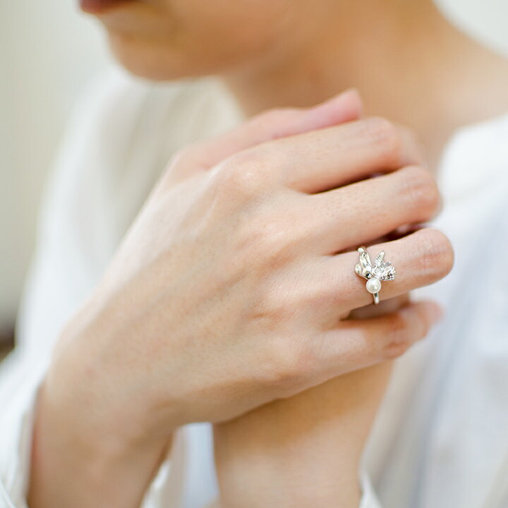 楽天市場】リング 淡水パール エンジェルモチーフ シルバー925  