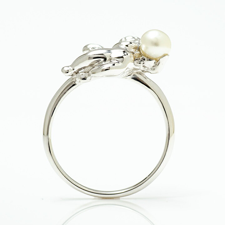 楽天市場】リング 淡水パール エンジェルモチーフ シルバー925  