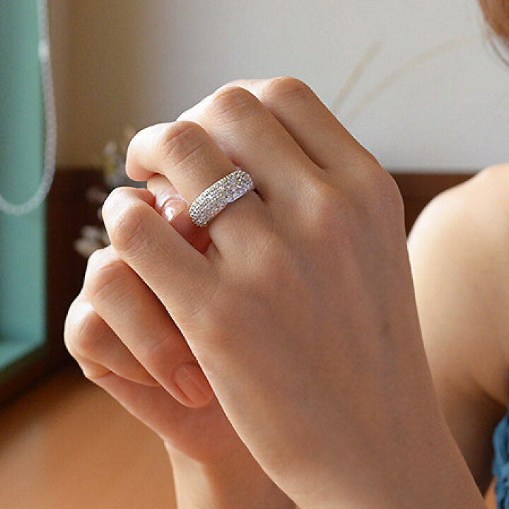 K18YG パヴェ ダイヤモンド リング 1.00CT（リング K18YG イエロー  