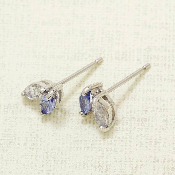 楽天市場】【ポイント2倍】スタッドピアス タンザナイト ブルームーン 