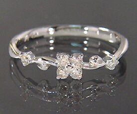 K18ダイヤモンドリング プラチナ900・K10選択可 クリスマス Xmas