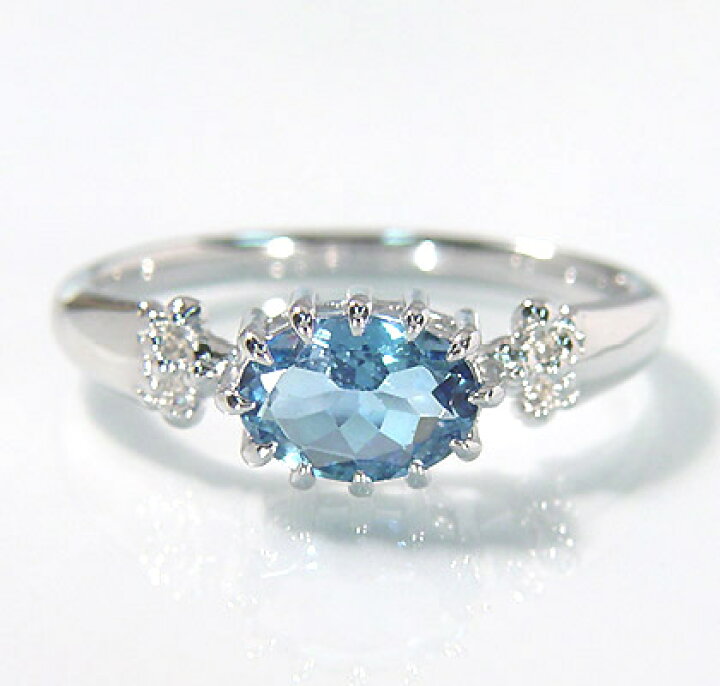 楽天市場】【週末500円クーポン配布中】K18 サンタマリア アクアマリン  