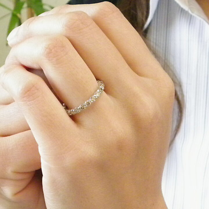 楽天市場】K18 ブラウンダイヤモンド 1.2〜1.5ct フルエタニティリング 