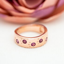 週末限定500円クーポン リング ロードライトガーネット シルバー925