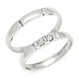 マリッジリング ダイヤモンド 「Couple」 プラチナ900 （レディース：1～20号 メンズ：10～29号） 母の日