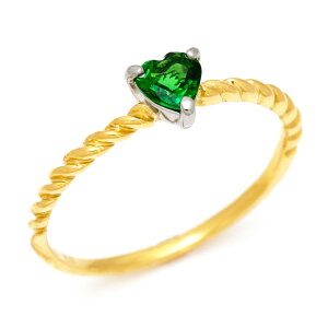 ���ԗD�ǓX500�~�N�[�|�� �����O �O���[���K�[�l�b�g �n�[�g �uregaletto�v �v���`�i900 �S�[���h K18 �R���r�l�[�V����