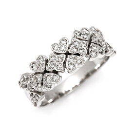 リング ダイヤモンド ハート フラワーモチーフ ゴールド K18 プラチナ900・K10選択可 クリスマス Xmas