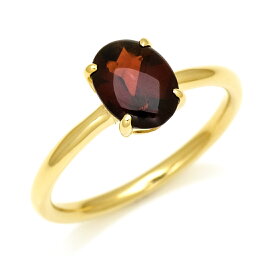 週末限定500円クーポン リング ガーネット ゴールド K10 プラチナ900・K18選択可