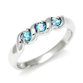 週末限定500円クーポン リング ブルートパーズ シルバー925