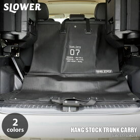 SLOWER HANG STOCK TRUNK CARRY ハングストック トランクキャリー SLW137 SLW274 防水 車用トランクシート キャリーバッグ 大型トートバッグ レジャーシート ペグ用アイレット付