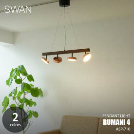 SWAN スワン電器 Anther Garden RUMANI4 PENDANT LIGHT ルマーニ4 ペンダントライト LED内臓 ASP-710 ペンダントランプ 天井吊り下げ照明 4灯 調光 調色 リモコン付き