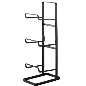 tower タワー (山崎実業) フィットネスグッズ収納ラック Fitness Equipment Rack リビング ヨガマット 筋膜ローラー 腹筋ローラー ダイエット 健康 整理整頓 収納棚 フック