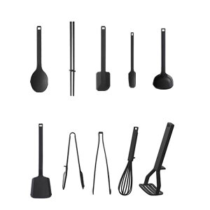 【セット販売】 tower タワー (山崎実業) シリコーン調理器具10種フルセット SILICONE COOKWARE full set シリコン 10点セット 菜箸 スプーン スパチュラ お玉 フライ返し トング マッシャー 泡だて器
