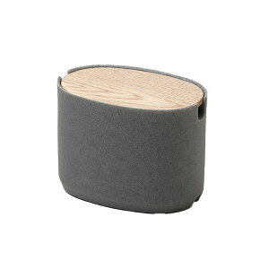 ideaco �C�f�A�R Oval Box Cable Storage ���R�[�h�P�[�X ID1105 �P�[�u�� PC���� �z���J�o�[ ���[