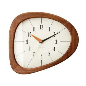 INTERFORM インターフォルム Kino キーノ 掛時計 CL-3881 音がしない スイープムーブメント掛時計 掛け時計 ウォールクロック 壁掛け時計 非対称 アシンメトリー