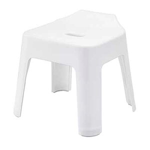 tower タワー(山崎実業) 引っ掛け風呂イス SH30 Hangable Shower Stool (座面高30cm) 風呂椅子 バスチェア 浴室椅子 バススツール 引っ掛け収納 脚付きタイプ