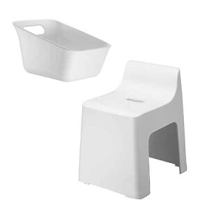 yZbg̔z I'mD J}eA RETTO Bathroom Highchair & Square Pail SET bg[ oX[nC`FA&肨pZbg CCX ʊ  艱