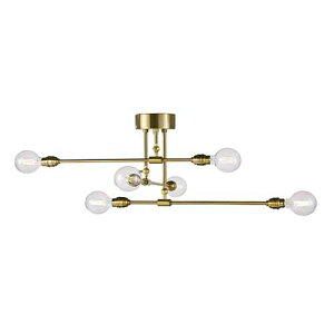 ARTWORKSTUDIO A[g[NX^WI Laiton 6-ceiling light Cg6V[OCg (dʔ) AW-0631Z V[Ov 6 VƖ LEDΉ E26 `60W×6