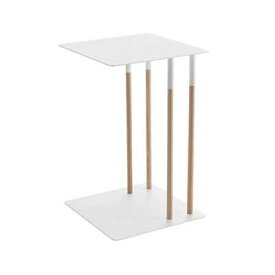 PLAIN プレーン(山崎実業) 差し込みサイドテーブル SLIDING SIDE TABLE サブテーブル ベッドサイド ソファサイド コーヒーテーブル コの字型
