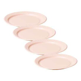 【楽天市場ランキング1位獲得】ideaco イデアコ b fiber plate25 4pcs ビーファイバー プレート25 (Ф25cm 4枚組) お皿 プレート ディッシュプレート 取り皿 ケーキ皿 バーベキュー キャンプ アウトドア