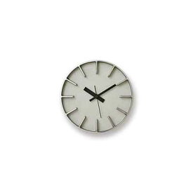 Lemnos レムノス DESIGN OBJECTS Shin Azumi edge clock エッジクロック AZ-0116 掛け時計 置時計 置き掛け兼用時計 スイープセコンド デザイン時計