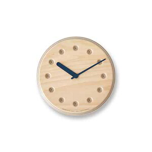 Lemnos mX DESIGN OBJECTS Paper-Wood CLOCK dot y[p[EbhNbN hbg DRL19-07 |v fUCv