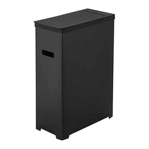 tower タワー(山崎実業) スリム蓋付きゴミ箱 SLIM 45L TRASH CAN WITH LID 45リットル ゴミ箱 ごみ箱 フタ付き 折り畳み式 持ち運び カット加工可