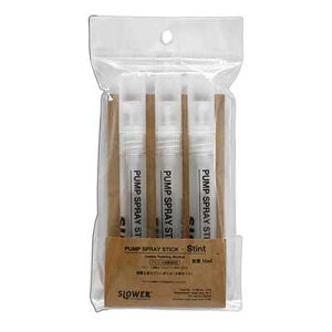 SLOWER �X���E���[ PUMP SPRAY STICK �uStint (3P)�v �|���v�X�v���[�X�e�B�b�N �u�X�e�B���g�v 3�{�Z�b�g 10ml �A���R�[���Ή� �X�v���[�{�g�� �l�ߊ����p�X�v���[�{�g�� �A�g�}�C�U�[ �g�їp�X�v���[