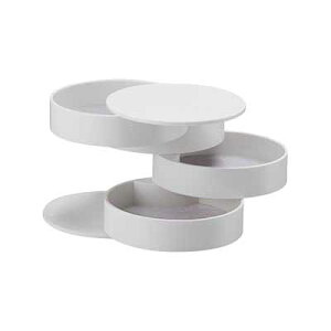 tower タワー(山崎実業) アクセサリートレー4段 Accessories tray 回転式 4段 コンパクト 小物収納